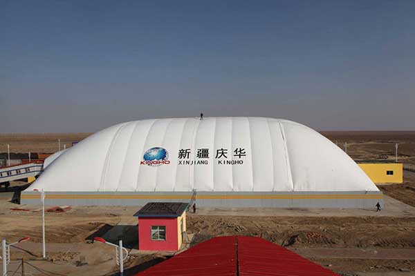 山東省醫(yī)學科學院附屬醫(yī)院新建污水池膜結(jié)構(gòu)